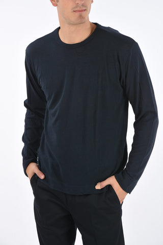 Maglia Girocollo in Cotone e Cashmere