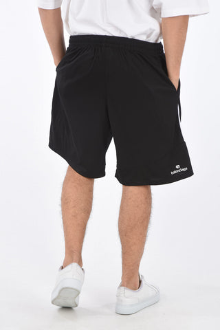 SOCCER Shorts with Print and Embroidered Logo