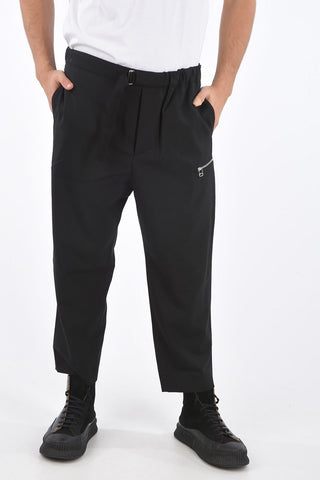 Drop Crotch Pants with Belt