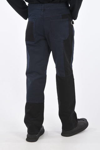 Wide Leg Herringbone Pants