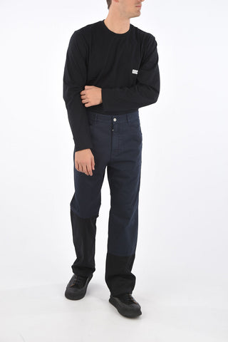 Wide Leg Herringbone Pants