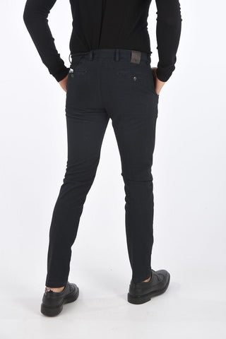 check Mid-rise waist chinos