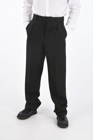 high waist Wide Leg single pleat Pants