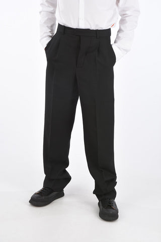 high waist Wide Leg single pleat Pants