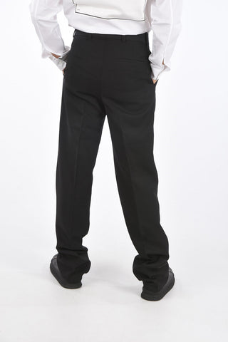 high waist Wide Leg single pleat Pants