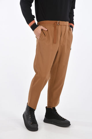Pantalone Drop Crotch in Lana Vergine