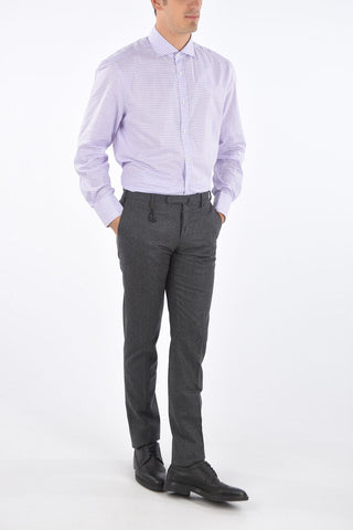 pantalone chinos in lana slim fit