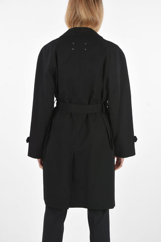 3 Buttons Wool Coat with Removable Lining