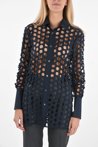 MM1 Perforated Shirt with Strandard Collar
