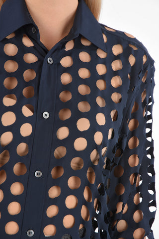 MM1 Perforated Shirt with Strandard Collar