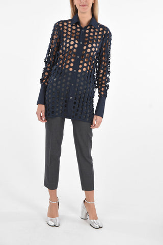 MM1 Perforated Shirt with Strandard Collar