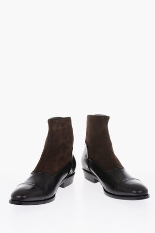 Suede leather Ankle boots