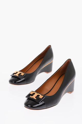 5.5 cm leather GIGI Wedge pumps
