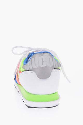 leather and fabric JAZZ DST sneakers