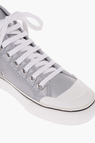 sneakers alte in tessuto