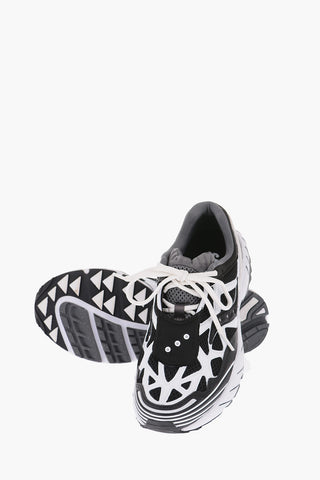 WHITE MOUNTAINEERING fabric GRID WEB sneakers