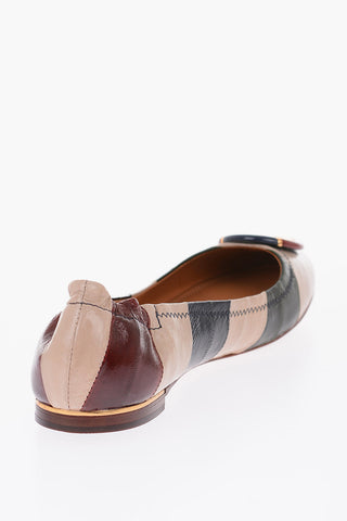 leather MINNIE Ballet flats