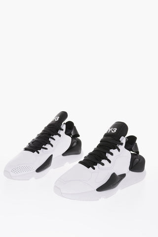 Y-3 YOHJI YAMAMOTO leather and fabric KAIWA Sneakers