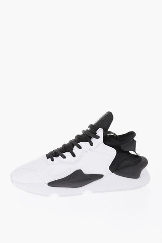 Y-3 YOHJI YAMAMOTO leather and fabric KAIWA Sneakers