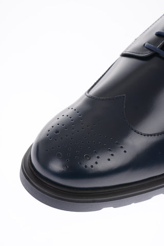 leather Derby brogues