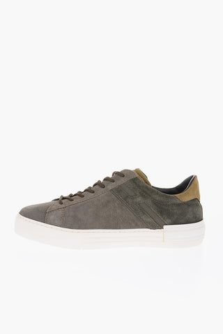sneakers in pelle scamosciata