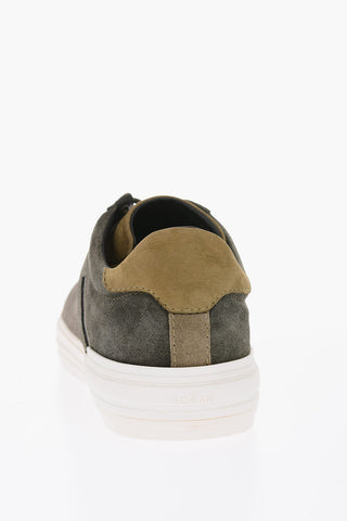 sneakers in pelle scamosciata