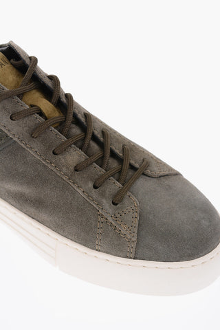 sneakers in pelle scamosciata