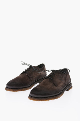 Scarpe Derby in pelle scamosciata