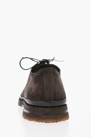 Scarpe Derby in pelle scamosciata