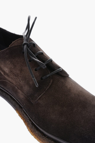 Scarpe Derby in pelle scamosciata