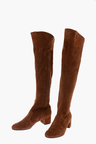 Knee boots COCO in pelle scamosciata 5cm