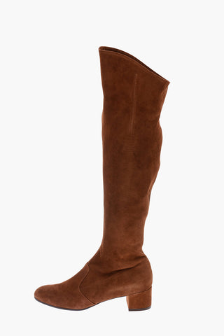Knee boots COCO in pelle scamosciata 5cm