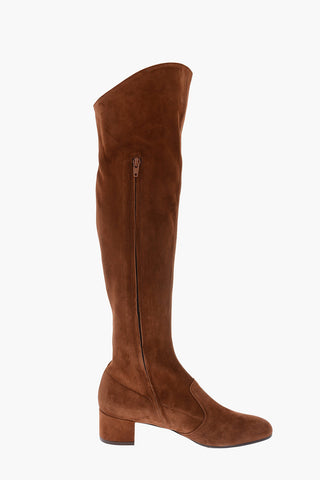 Knee boots COCO in pelle scamosciata 5cm