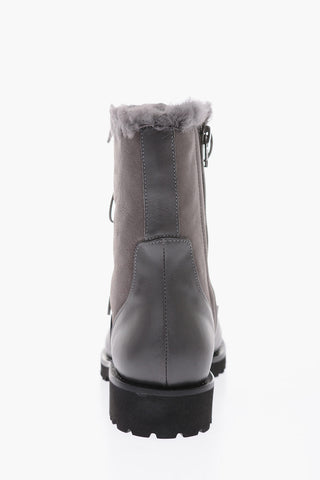 Anfibi LAURA in pelle con zip laterale