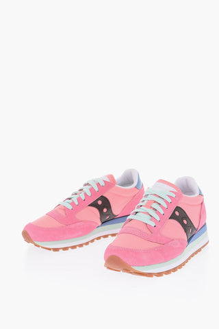 leather and fabric JAZZ TRIPLE sneakers