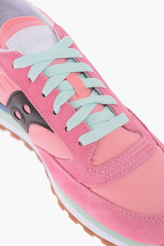 leather and fabric JAZZ TRIPLE sneakers