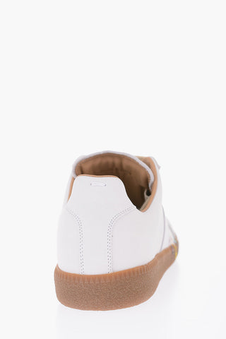 MM22 sneakers in pelle con schizzi di vernice