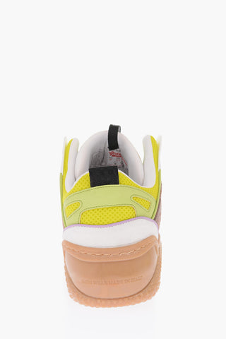 leather RETRO SKATE sneakers