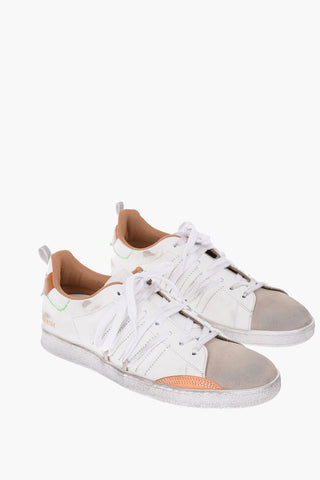 vintage effect STRIPESLESS PATCH sneakers