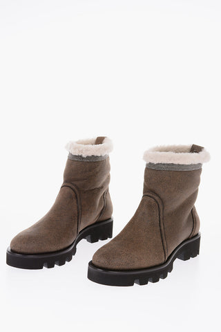 leather Ankle boots