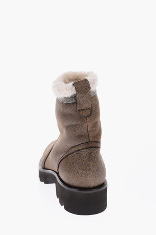 leather Ankle boots