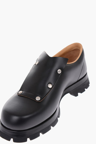 leather Monk shoes
