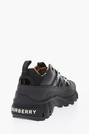 leather and fabric ARTHUR sneakers