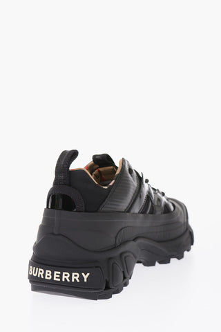 leather and fabric ARTHUR sneakers