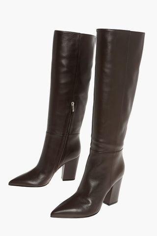 10cm Leather Boots