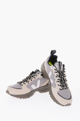 Sneaker VENTURI B in tessuto e pelle scamosciata