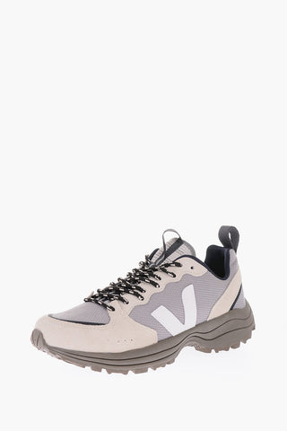 Sneaker VENTURI B in tessuto e pelle scamosciata