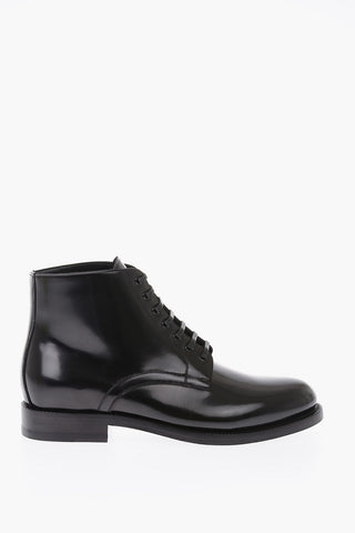 leather Derby boots