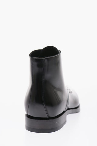 leather Derby boots