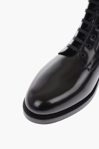 leather Derby boots